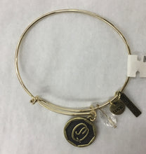 Load image into Gallery viewer, Bracelet Initial Bangles Gold