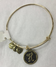 Load image into Gallery viewer, Bracelet Initial Bangles Gold