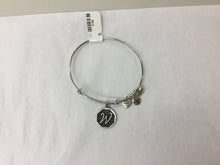 Load image into Gallery viewer, Bracelet Initial Bangle Silver