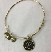Load image into Gallery viewer, Bracelet Initial Bangles Gold