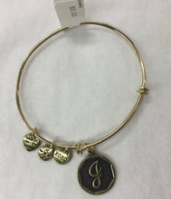 Load image into Gallery viewer, Bracelet Initial Bangles Gold