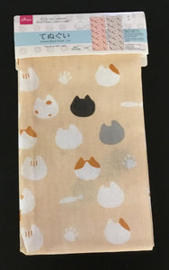 Tenugui (Japanese Towel) Animal Print