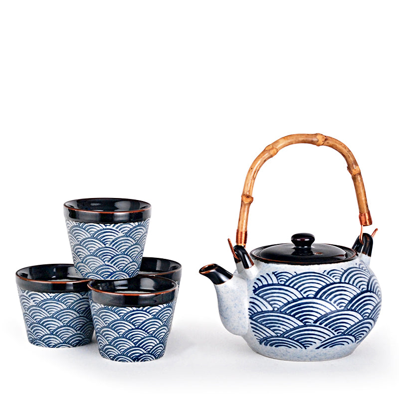 Tea Set Seigaiha