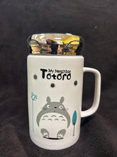 Load image into Gallery viewer, Totoro Mug with silver lid
