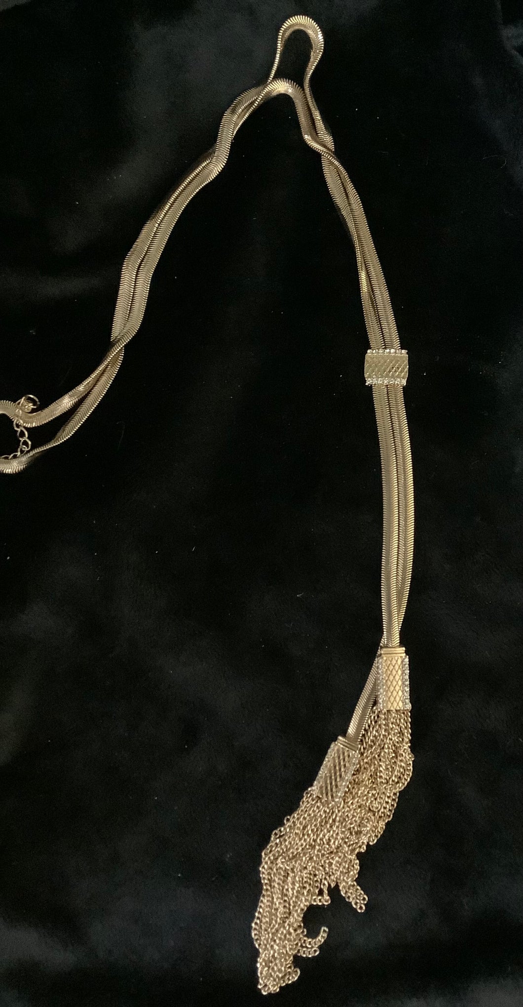 Lariat Serpentine Necklace