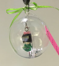 Load image into Gallery viewer, Christmas Ornaments Small - Crane and Kokeshi Doll

