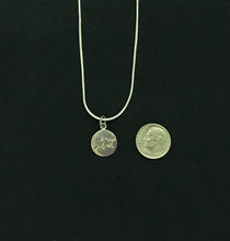 Load image into Gallery viewer, Necklace - Sterling Silver Charm with a Silver Tone Chain
